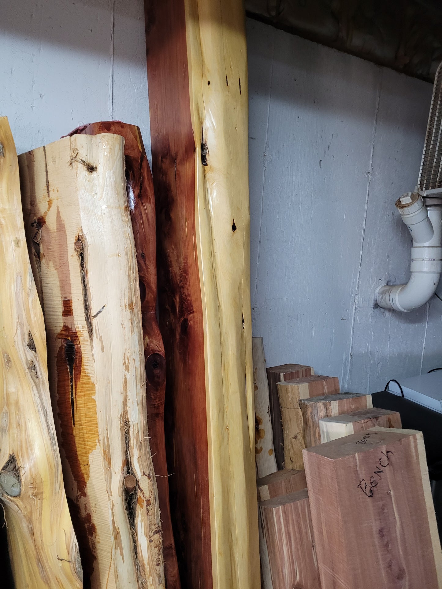 Fireplace Floating Cedar Mantel
