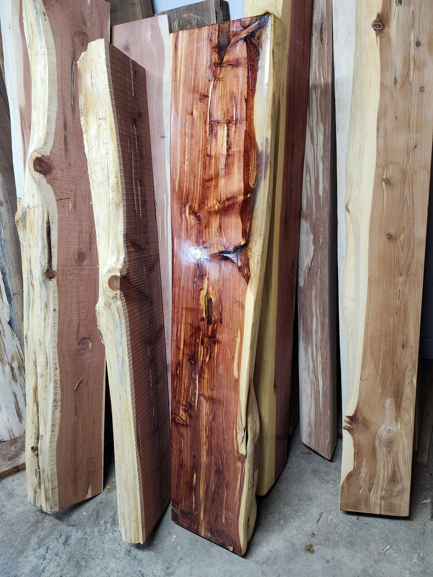 Fireplace Floating Cedar Mantel