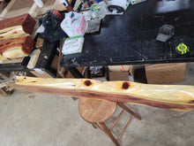 Load image into Gallery viewer, Live Edge Fireplace Mantels. 3 inch Cedar Fireplace Mantels