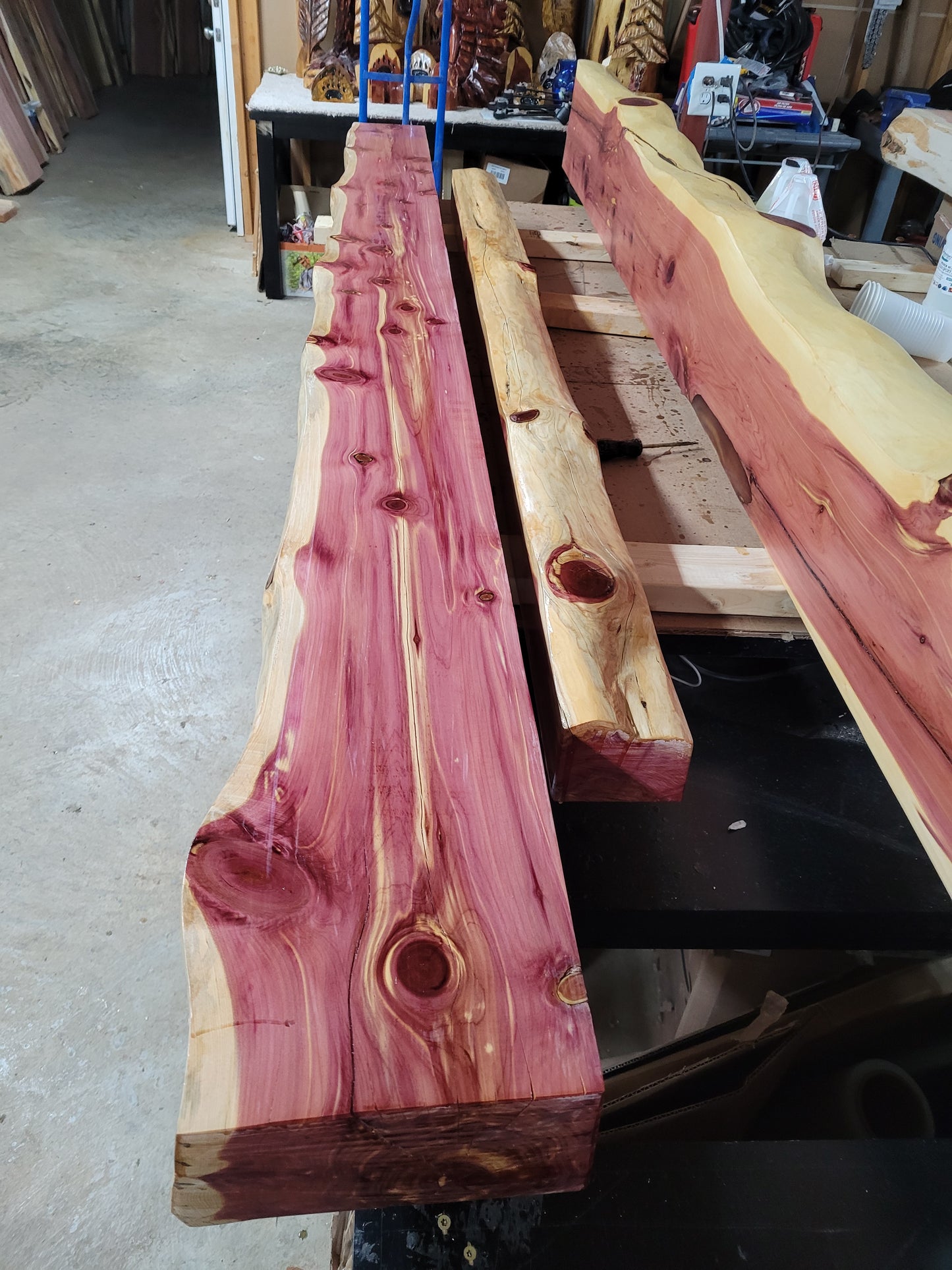 Live Edge Fireplace Mantels, many sizes and options
