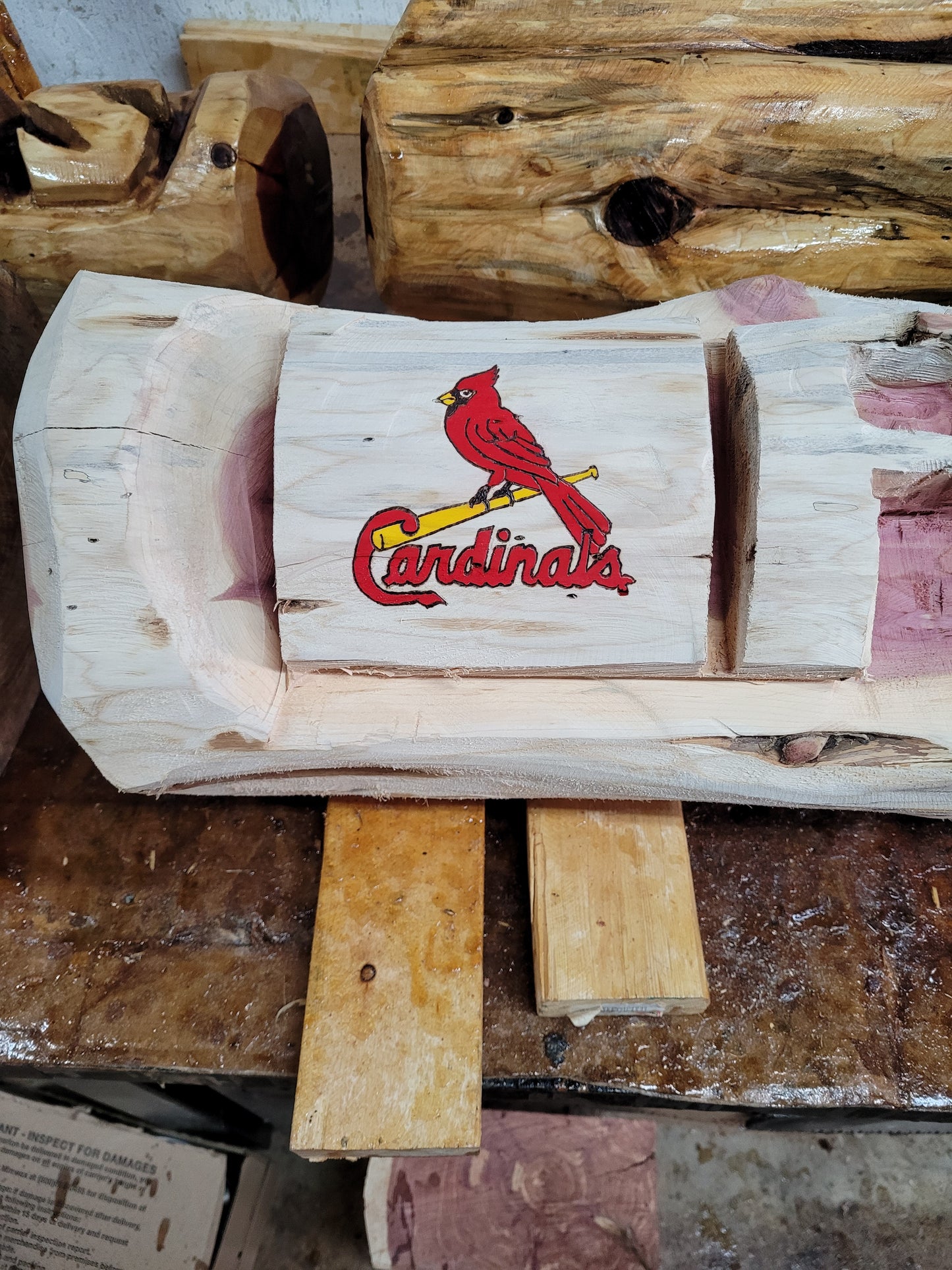 Chainsaw Carving Name Log, Cedar Name Log, Family Name log, Business Name Log Sign