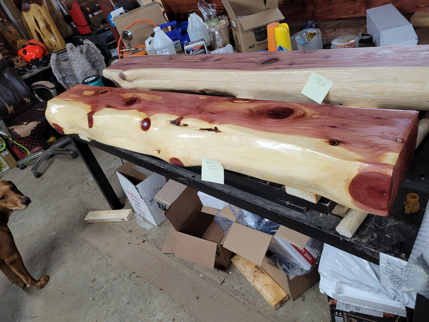 Live Edge Fireplace Mantels, many sizes and options