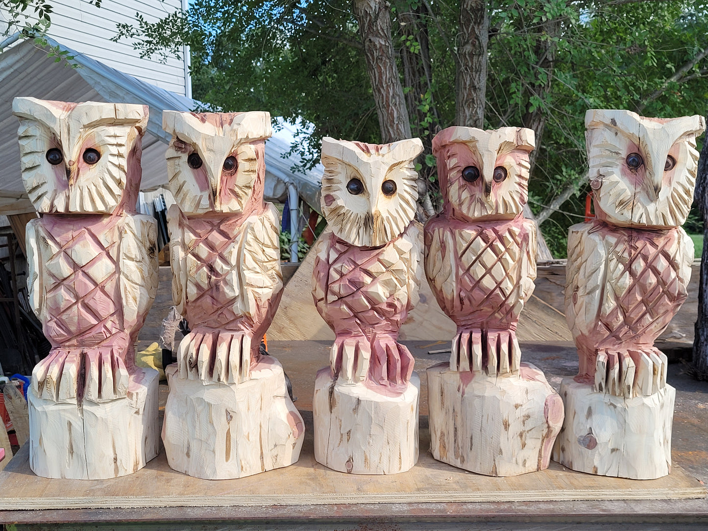 Chainsaw Carving 2ft Owl.