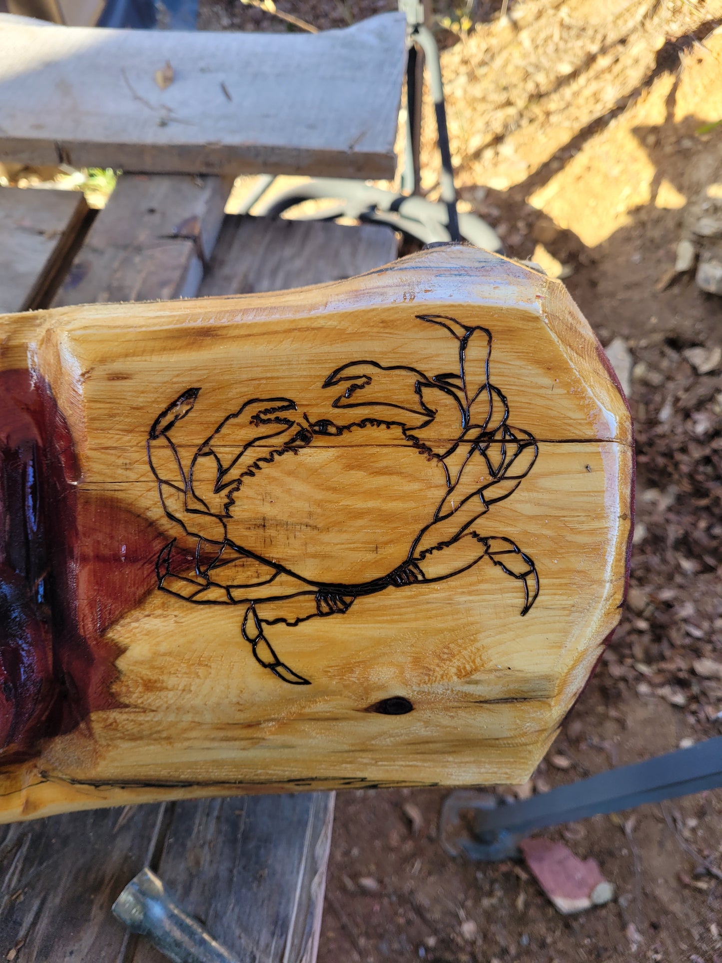 Chainsaw Carving Name Log, Cedar Name Log, Family Name log, Business Name Log Sign