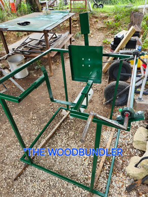 Firewood Wood Bundler Machine, Firewood Wrapping Machine. Left or right handed crank.