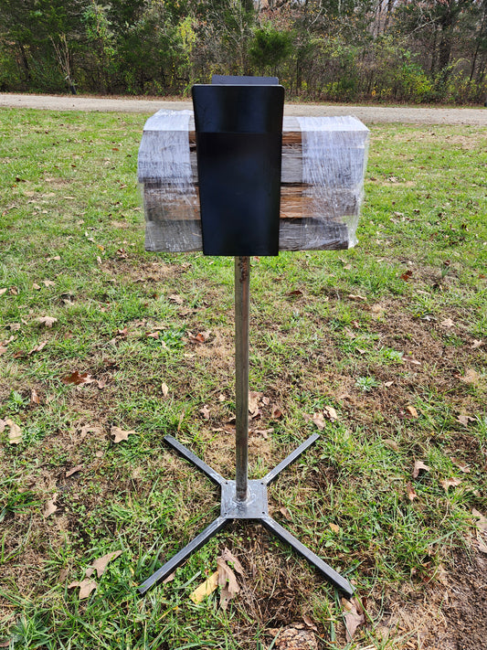Firewood wrapping stand, manual firewood bundler.  (Free shipping)
