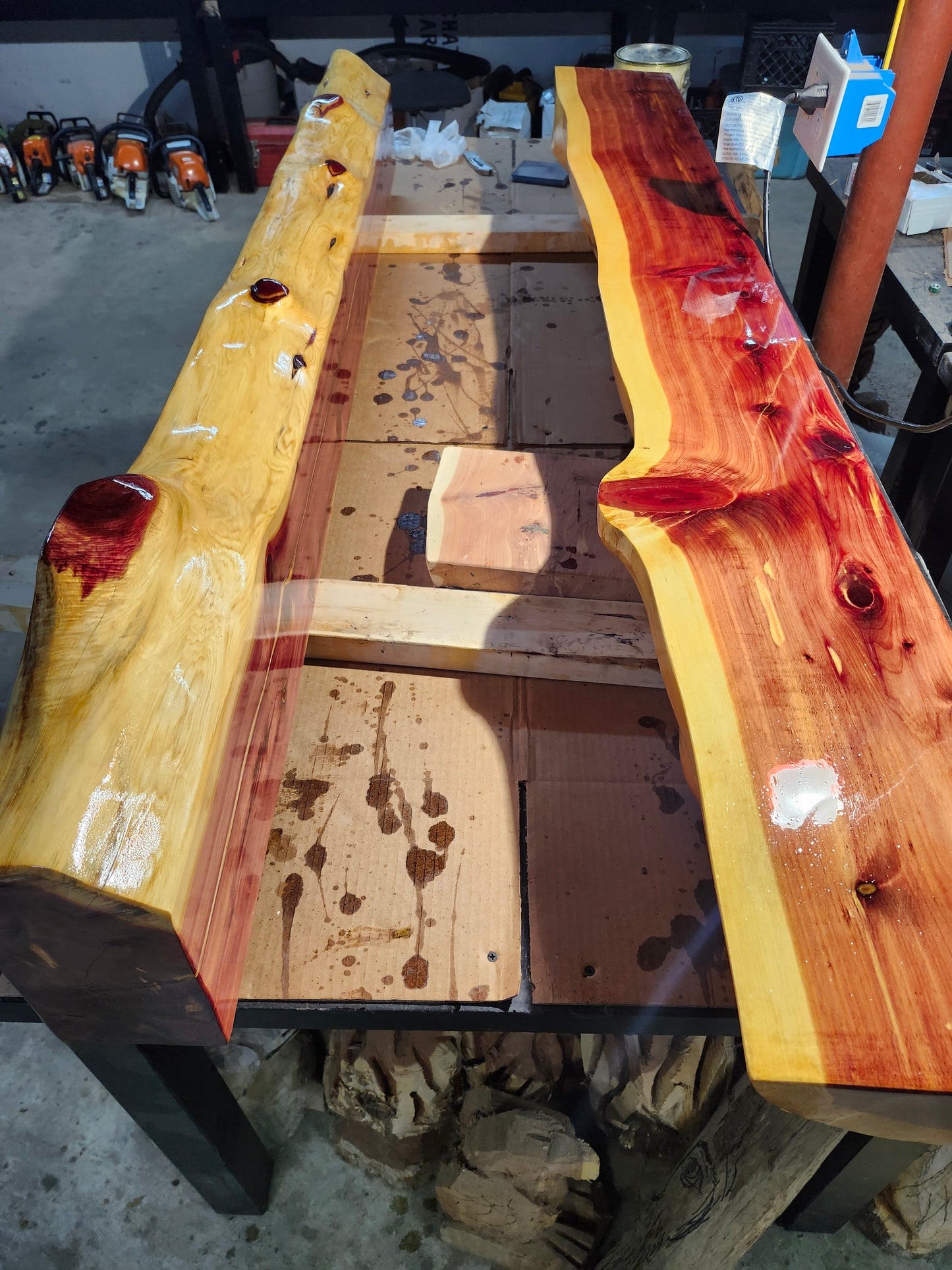 Live Edge Fireplace Mantels, many sizes and options