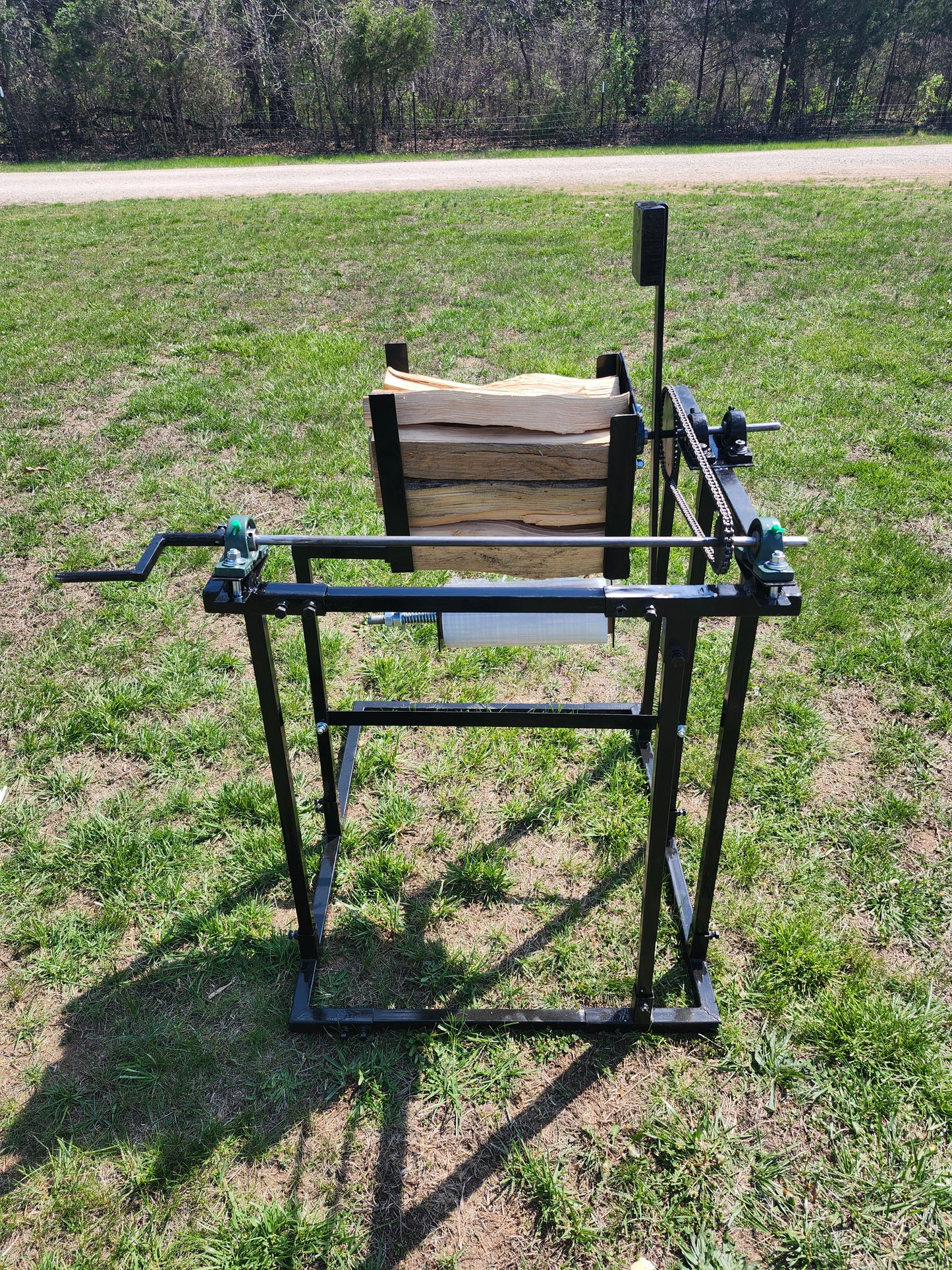 Firewood Wrapping Machine, Firewood Bundling Machine. Free Shipping