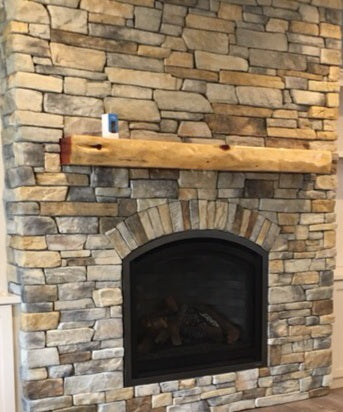 Live Edge Fireplace Mantels, many sizes and options
