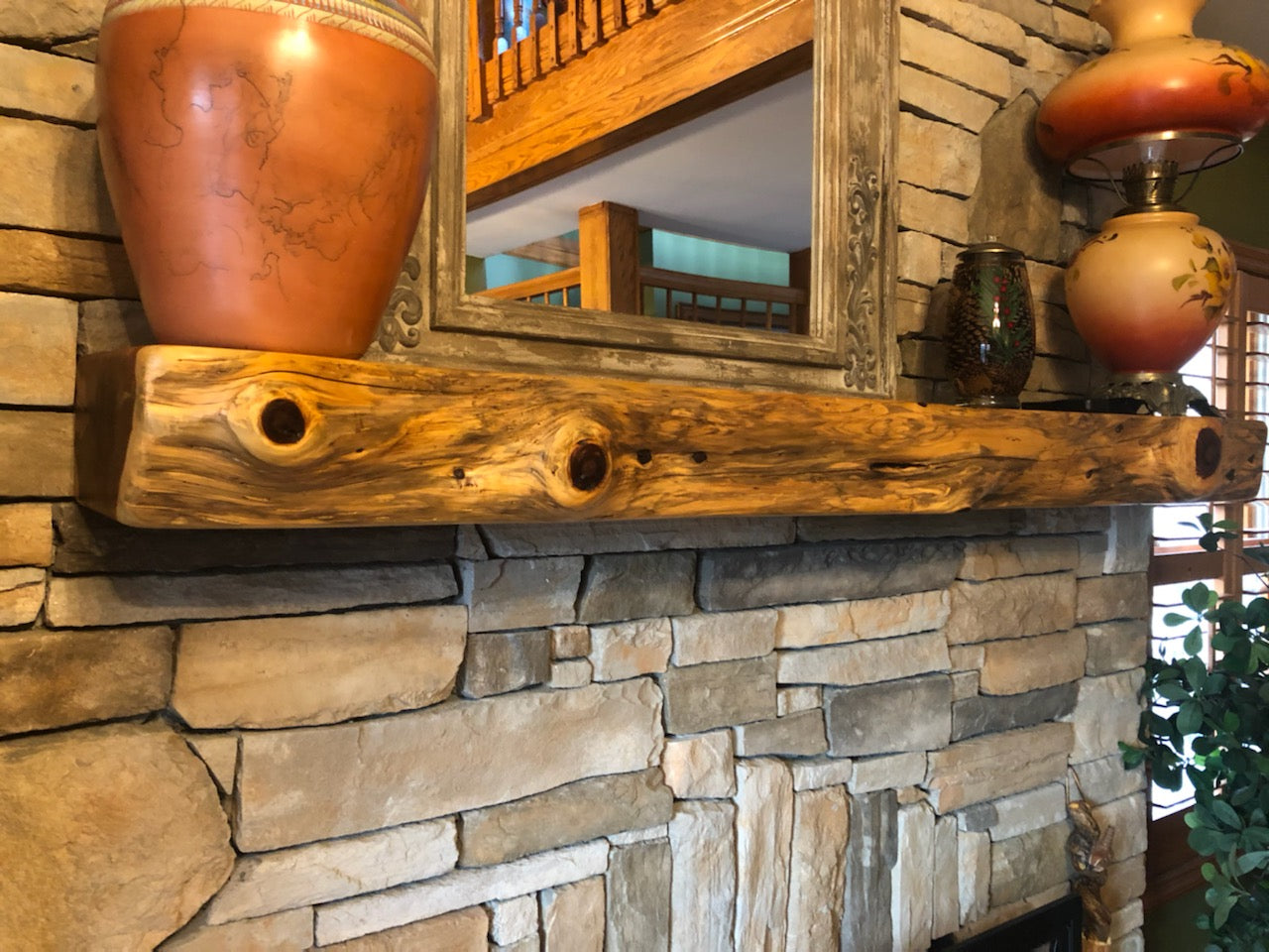Live Edge Fireplace Mantels, many sizes and options