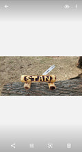 Load image into Gallery viewer, Chainsaw Carving Name Log