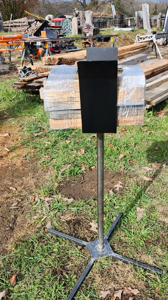 Firewood wrapping stand, manual firewood bundler