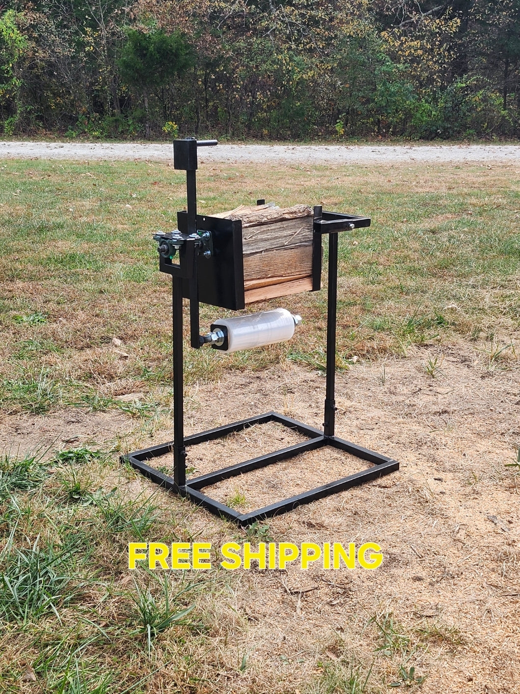 Firewood Wrapper Machine, Firewood Bundler Machine. Free shipping