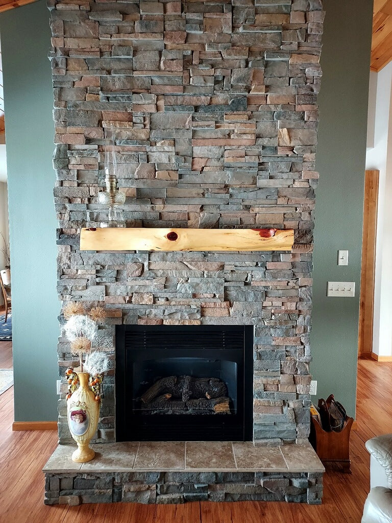 Live Edge Fireplace Mantels, many sizes and options