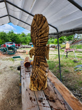 Load image into Gallery viewer, Chainsaw Carving Eagle 3ft. tall, Custom Carved Eagle.