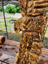 Load image into Gallery viewer, Chainsaw Carving Eagle 3ft. tall, Custom Carved Eagle.