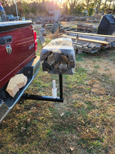 Load image into Gallery viewer, Firewood Wrapper. Hitch mounted firewood bundler.