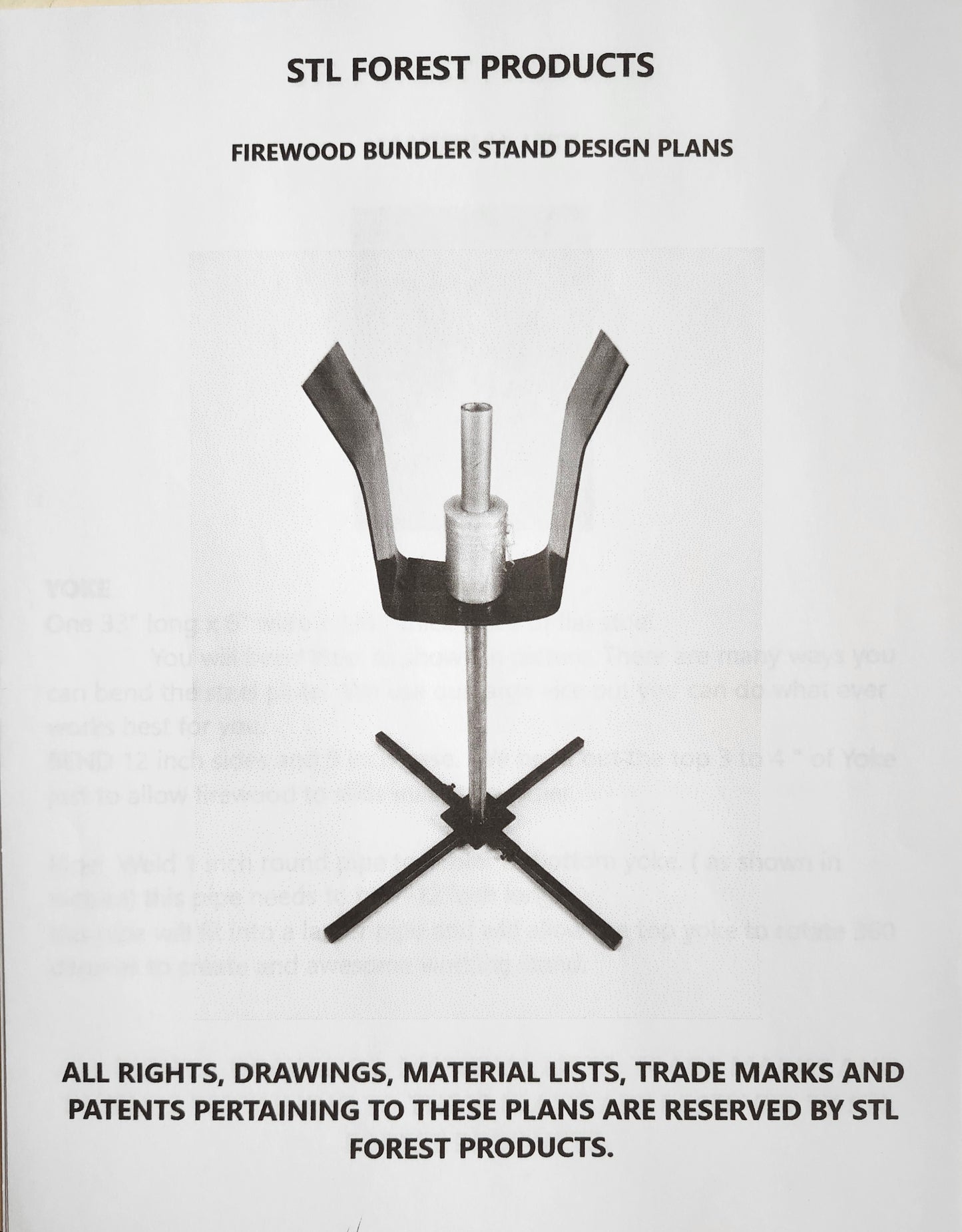 DIY firewood wrapper stand plans