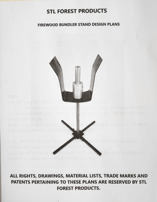 DIY firewood wrapper stand plans